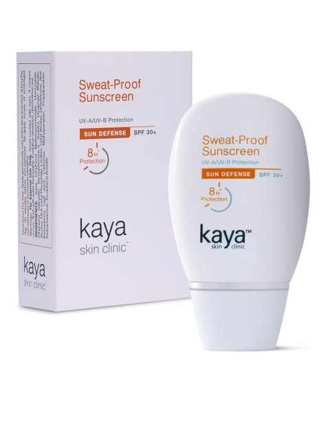 

Kaya Skin Clinic Sun Defense Sweat-Proof Sunscreen SPF 30 Plus, White
