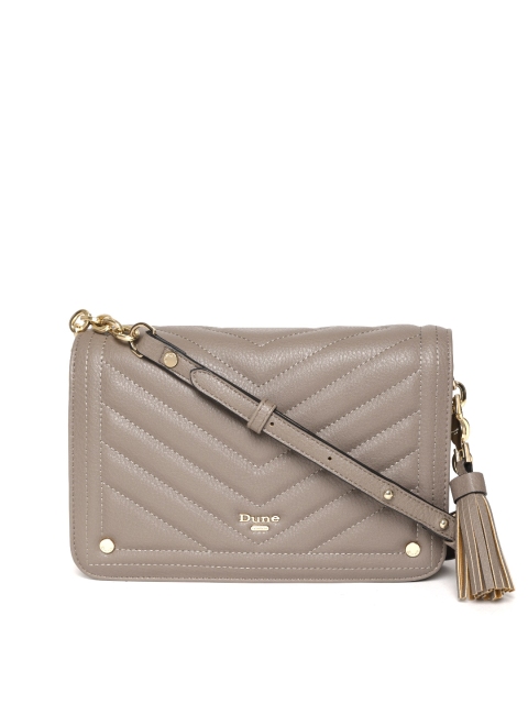 

Dune London Taupe Quilted Sling Bag