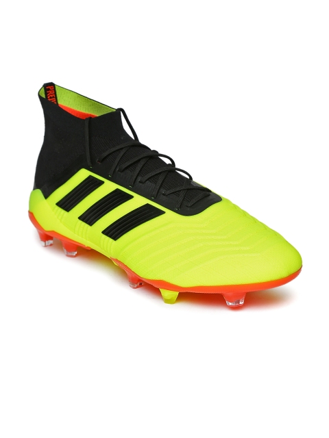 

ADIDAS Men Neon Yellow & Black Predator 18.1 FG Football Shoes