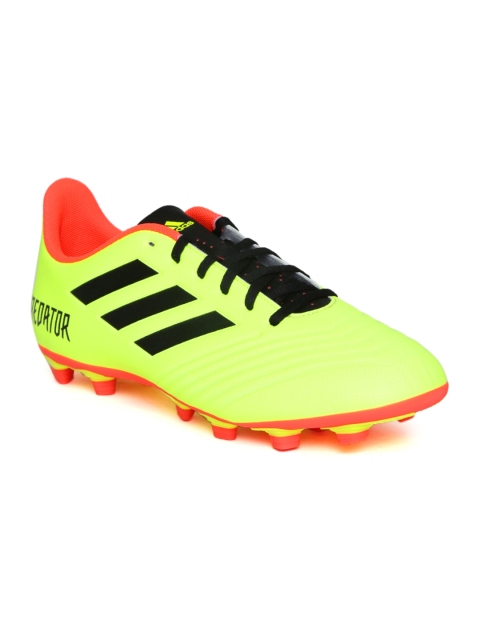 

ADIDAS Men Neon Yellow Predator 18.4 FXG Football Shoes