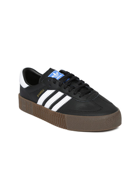 

ADIDAS Originals Women Black Sambarose Leather Casual Shoes