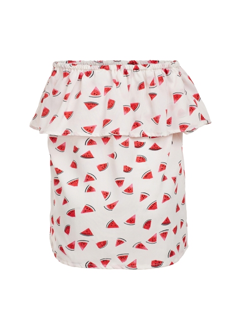 

Oxolloxo Girls Off-White Printed Top