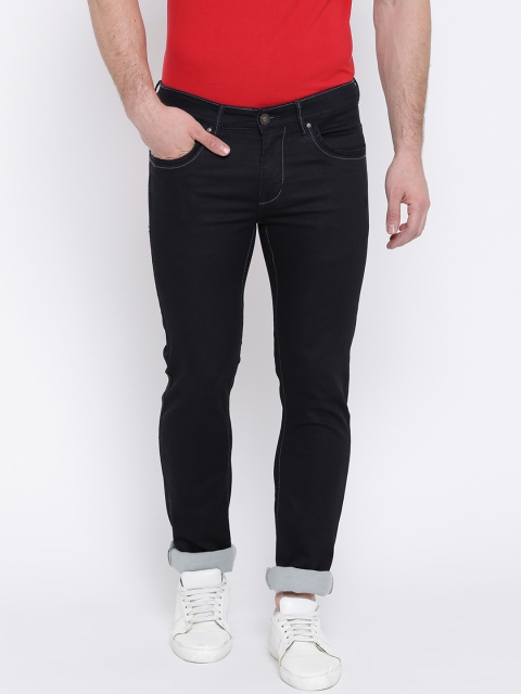 

Duke Men Navy Blue Slim Fit Mid-Rise Clean Look Jeans
