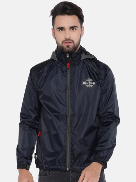 

Sports52 wear Navy Hooded Rain Jacket, Navy blue