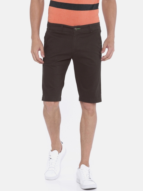 

Sports52 wear Men Brown Printed Regular Fit Chino Shorts