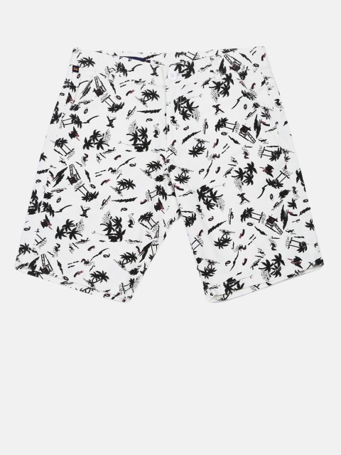 

Sports52 wear Men White Printed Regular Fit Shorts