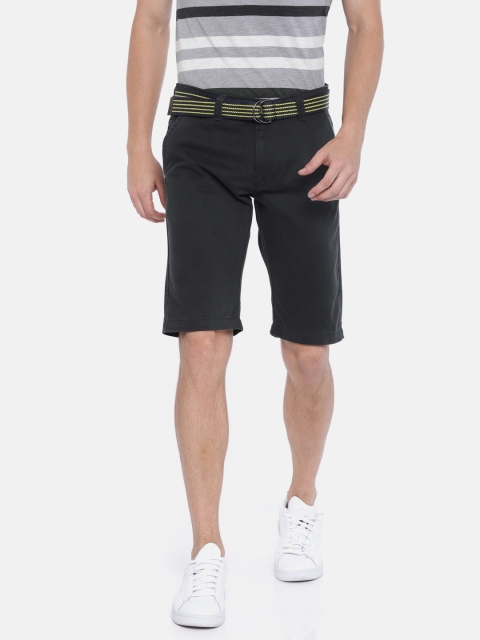 

Sports52 wear Men Blue Solid Regular Fit Chino Shorts