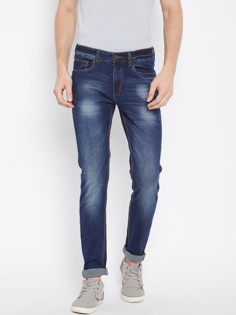 

Monte Carlo Men Blue Narrow Fit Mid-Rise Clean Look Stretchable Jeans