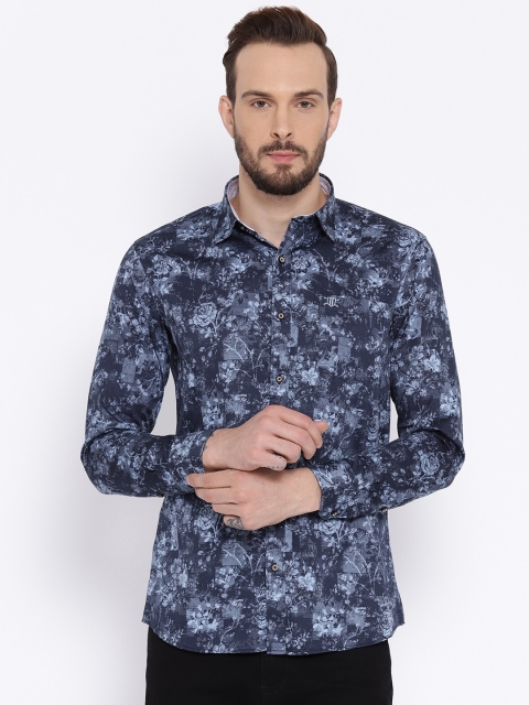 

Duke Men Blue Comfort Regular Fit Printed Casual Shirt