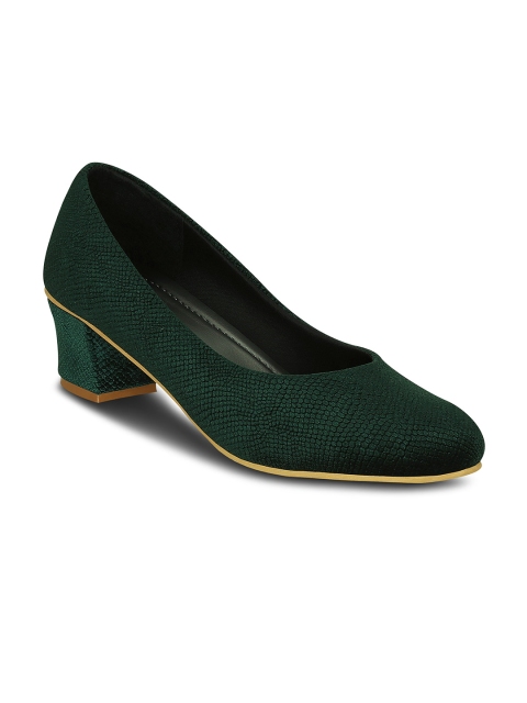 

Get Glamr Women Green Solid Pumps