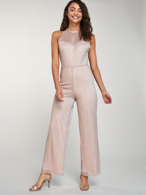 

next Pink Solid Basic Jumpsuit