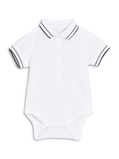 

next Girls White Solid Basic Bodysuit