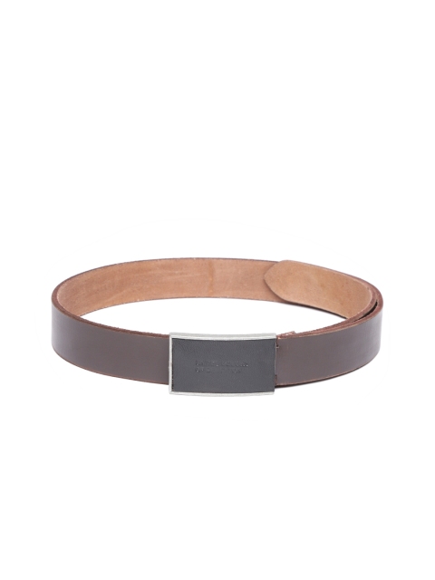 

United Colors of Benetton Men Coffee Brown Leather Solid Belt