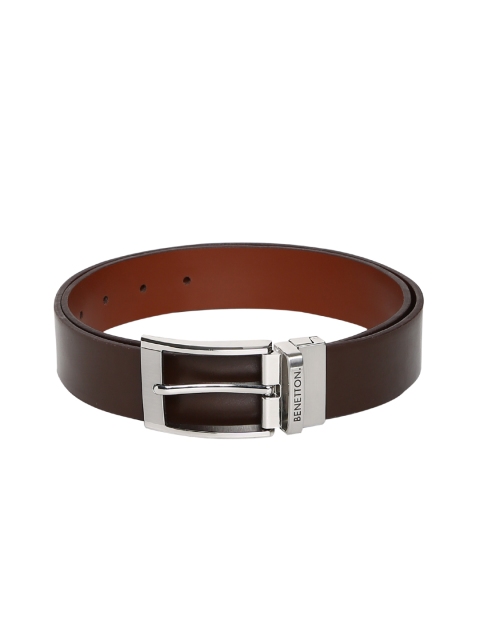 

United Colors of Benetton Men Brown Solid Belt