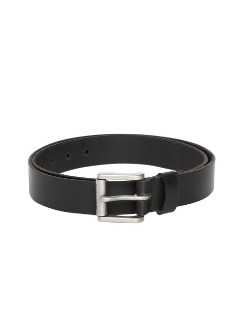 

United Colors of Benetton Men Black Solid Belt