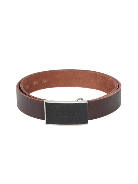 

United Colors of Benetton Men Brown Textured Belt