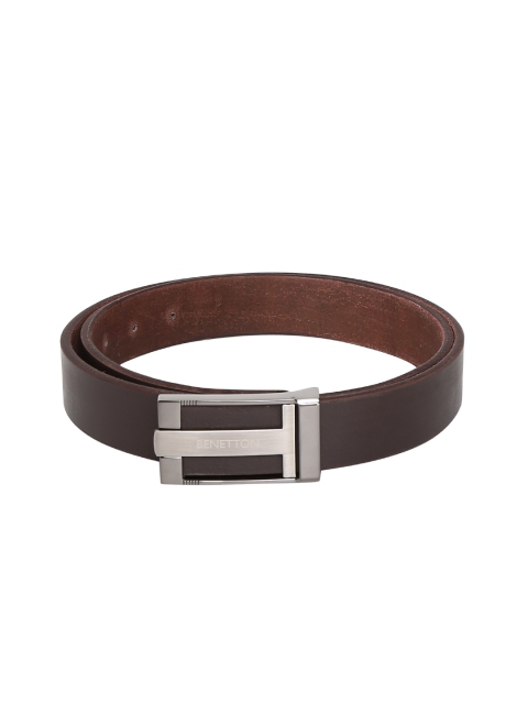 

United Colors of Benetton Men Brown Solid Belt