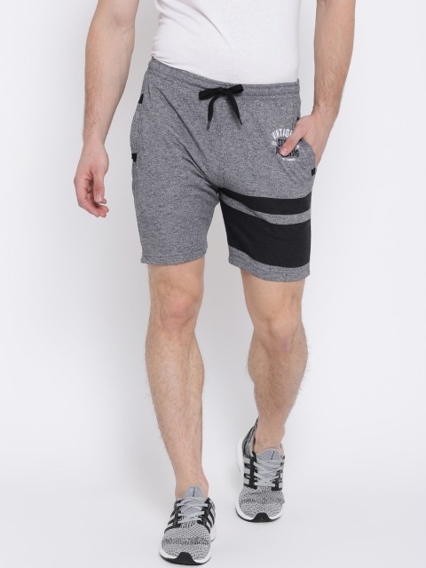 

Duke Men Grey Solid Regular Fit Regular Shorts