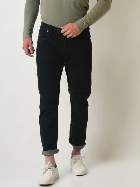 

Blue Saint Men Black Slim Fit Mid-Rise Clean Look Jeans