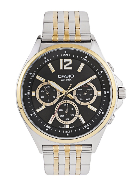 

Casio Enticer Men Dial Watch MTP-E303SG-1AVDF A959, Black
