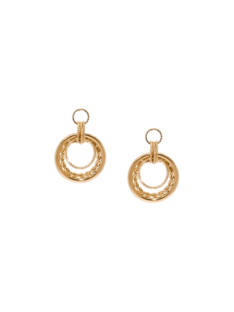 

Pipa Bella Gold-Toned Circular Drop Earrings