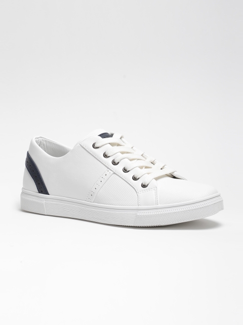 

LOCOMOTIVE Men White Slip-On Sneakers