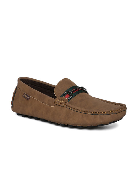 

Duke Men Tan Brown Solid Loafers