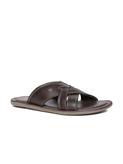 

Duke Men Brown Solid Slip-On Flip Flops