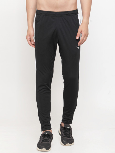 

Invincible Men Black Solid Trackpants