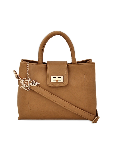 

LaFille Brown Solid Handheld Bag
