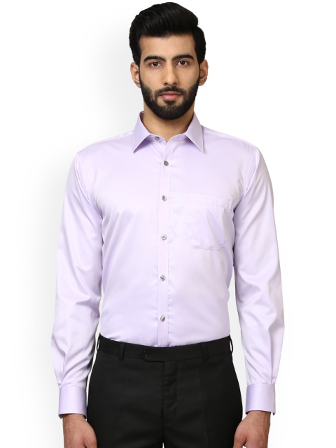 

Raymond Men Purple Regular Fit Solid Formal Shirt