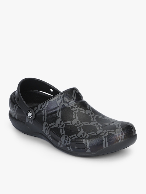 

Crocs Unisex Smoke Black Printed Bistro Graphic Clogs