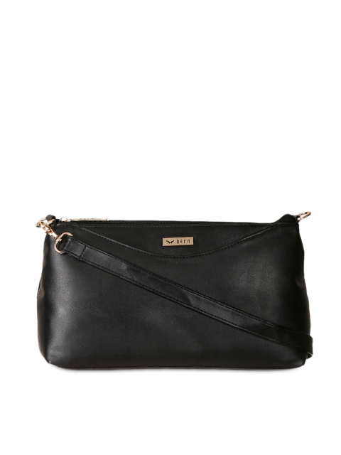 

Bern Black Solid Sling Bag