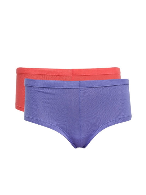 

Hanes Women Pack of 2 Assorted Boy Leg Briefs U162, Multi