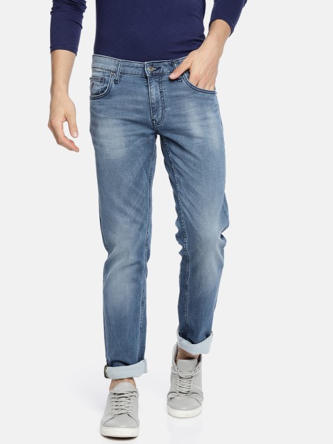 

Indian Terrain Men Blue Slim Fit Low-Rise Clean Look Stretchable Jeans