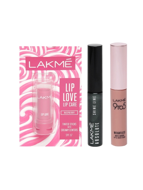

Lakme Pack of 3 Beauty Kit, Pink