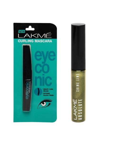 

Lakme Women Pack of 2 Eye Makeup Set, Gold