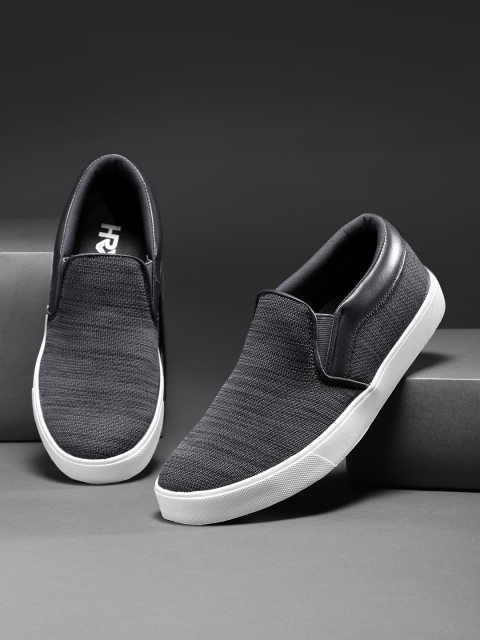 

HRX by Hrithik Roshan Men Grey Fly slip-on Sneakers