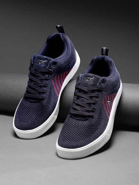 

HRX by Hrithik Roshan Men Navy Blue Fly Sneakers