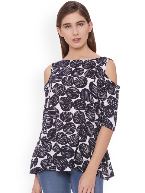 

Van Heusen Woman Women Black Printed Top