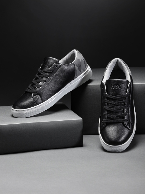 

HRX by Hrithik Roshan Men Black Board life Sneakers