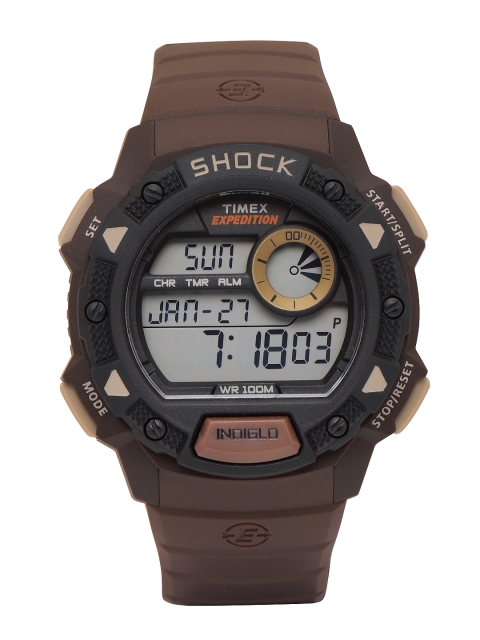 

Timex Men Grey Digital Watch TW4B07500, Brown