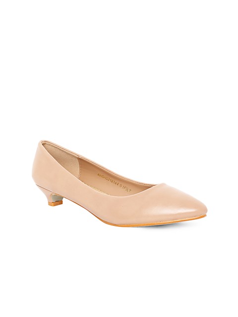

Allen Solly Women Beige Solid Pumps