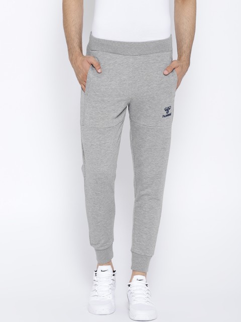 

hummel Men Grey Melange Solid Joggers