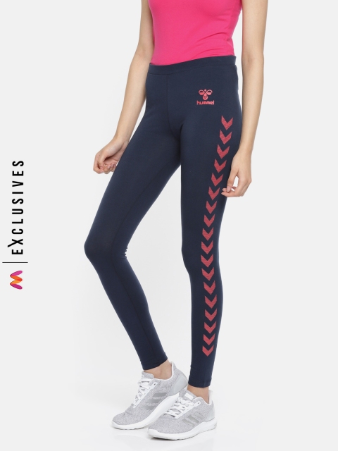 

hummel Women Navy Christina Tights, Navy blue