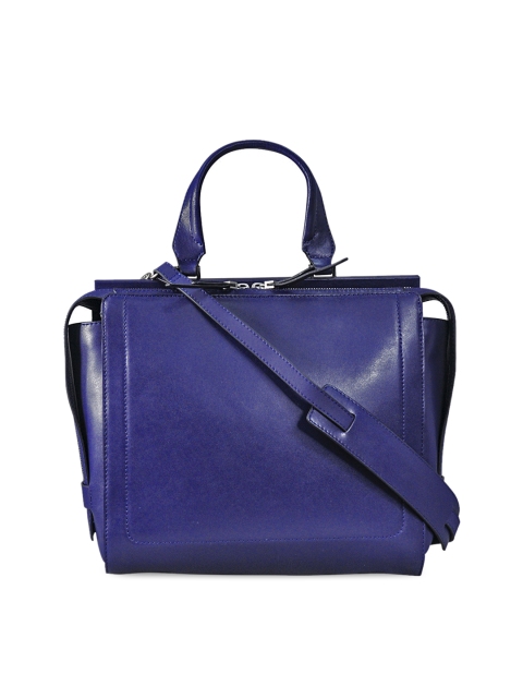

ILEX Blue Solid Handheld Bag