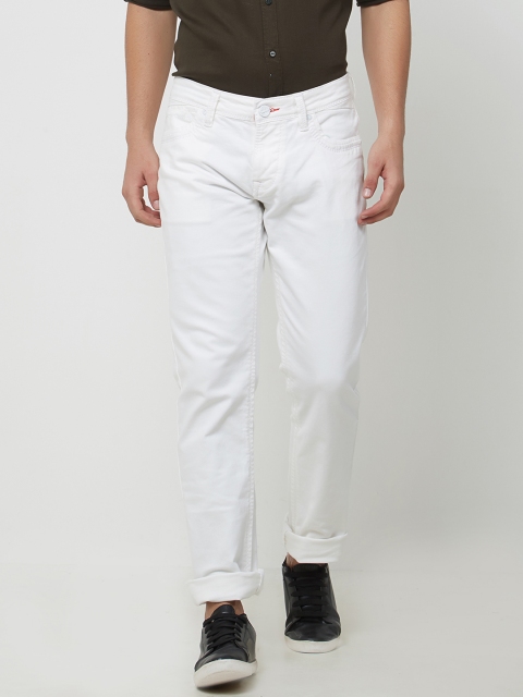 

Integriti Men White Slim Fit Mid-Rise Clean Look Jeans