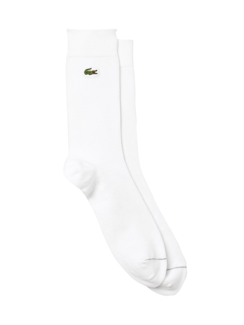 

Lacoste Men White Calf-Length Socks