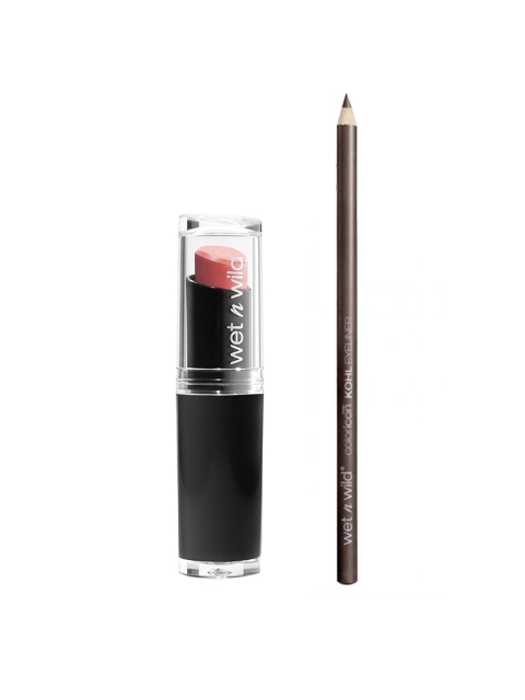 

Wet n Wild Set of Lip Stick and Eye Liner, Peach