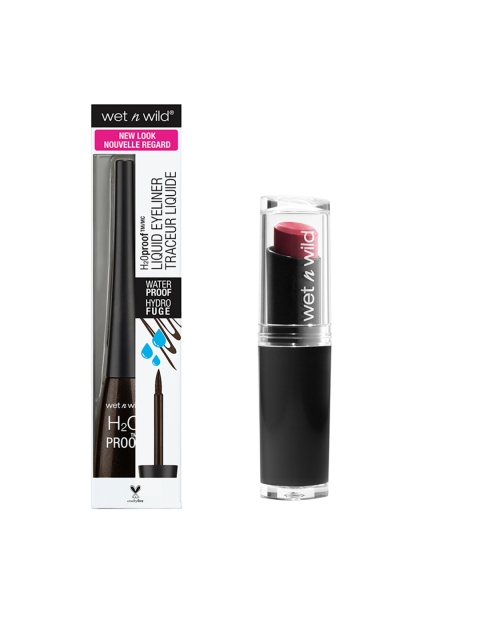 

Wet n Wild Set of Lip Stick and Eye Liner, Brown